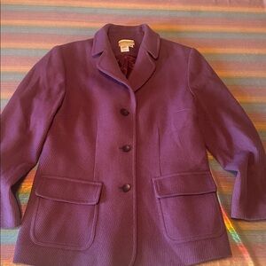 Coldwater Creek Purple Women's Jacket
